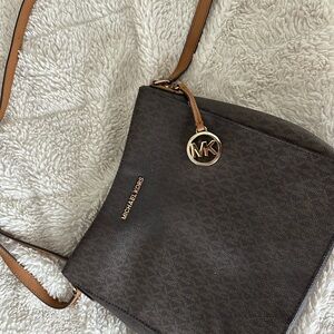 Michael Kors Dark Brown Crossbody Bag